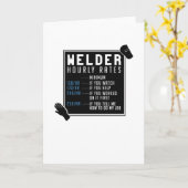 ウェルダー時給 カード (黄色い花)