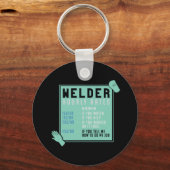 ウェルダー時給 キーホルダー (正面)