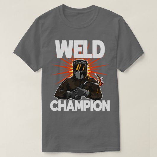 ウェルダー溶接チャンピオン Tシャツ (デザイン正面)
