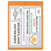 ウェルダー クリップボード (裏面)