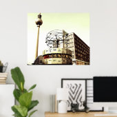 ウェルトゼイトゥールフェルンセトゥルムベルリン ポスター (ホームオフィス)