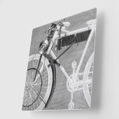 ウェルナーバイク， 1898 スクエア壁時計 (傾斜)