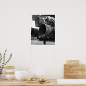 ウェルナー・フォン・ブランとサターンVロケット ポスター (キッチン)