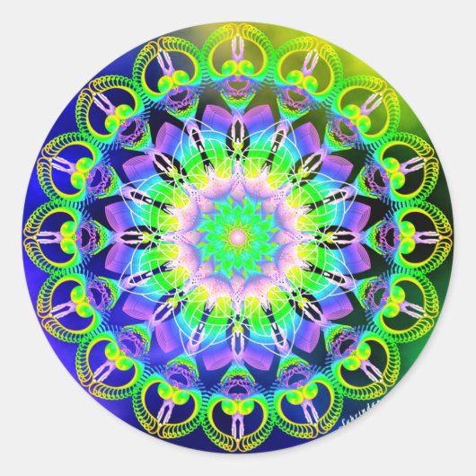 ウェルネスを許可 ラウンドシール (正面)