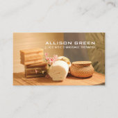 ウェルネスアロマセラピースパサロンマッサージセラピスト 名刺 (正面)