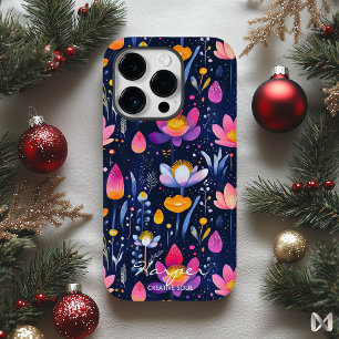 ウェルネスクリエイティブフローラデザイン鮮やか&カラー Case-Mate iPhone 14 PROケース