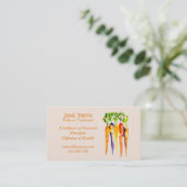 ウェルネスコーチ栄養士フリーランスの健康 名刺 (スタンド正面)