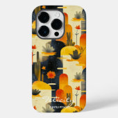 ウェルネススタイル砂漠の風景と暖かいトーン Case-Mate iPhoneケース (裏面)