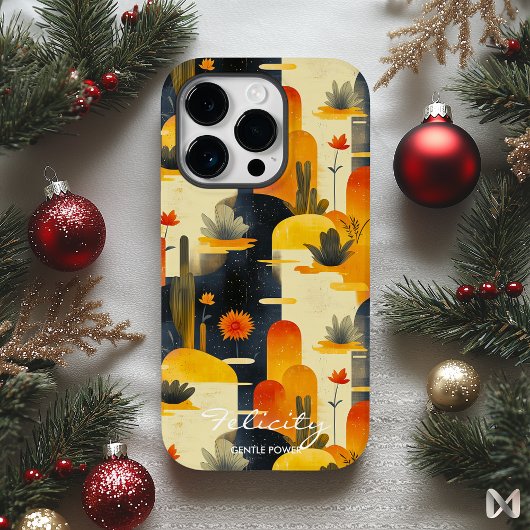 ウェルネススタイル砂漠の風景と暖かいトーン Case-Mate iPhoneケース