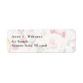 ウェルネスブランディング | フローラフィットネス差出人住所 ラベル (正面)