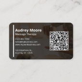 ウェルネスプロフェッショナルマッサージセラピー 名刺 (正面)