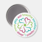 ウェルネスホイール マグネット (正面/裏面)