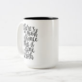 ウェルネスホリスティックヘルスボーンスープ ツートーンマグカップ (正面左)