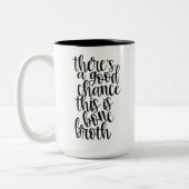 ウェルネスホリスティックヘルスボーンスープ ツートーンマグカップ (左)