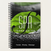 ウェルネスマッサージセラピストアポイントメントブックプラン プランナー手帳 (正面)