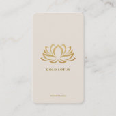 ウェルネスミニマルコーチセラピストサンドロータス 名刺 (正面)