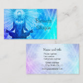 ウェルネスメディテーションブルー 名刺 (正面/裏面)