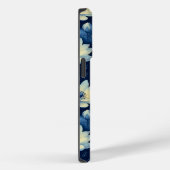 ウェルネスロータスブロッサムソフトイエロー&深いブルー Case-Mate iPhoneケース (裏面 / 右)