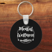 ウェルネス問題メンタルヘルス認識度サポート キーホルダー (正面)