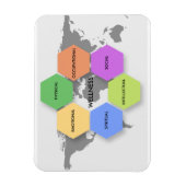 ウェルネス寸法磁石 マグネット (縦)