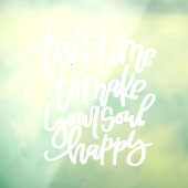 ウェルネス引用文ウィンドウデカール ウィンドウサイン (シート3)