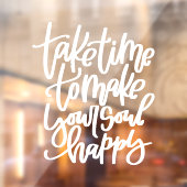 ウェルネス引用文ウィンドウデカール ウィンドウサイン (シート2)