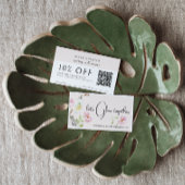 ウェルネス紹介カードフローラ紹介カード 名刺