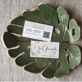 ウェルネス紹介カードフローラ紹介カード 名刺