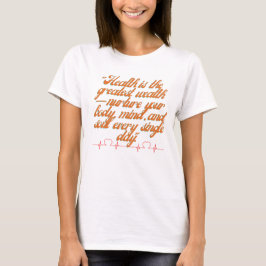ウェルネス・ウェルネス Tシャツ