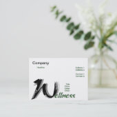 ウェルネス・ビジネス・カード 名刺 (スタンド正面)