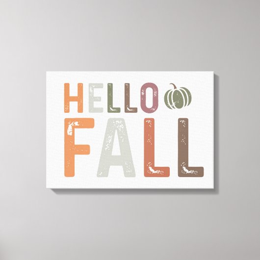 ウェルハロー秋 キャンバスプリント (正面)