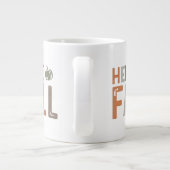 ウェルハロー秋 ジャンボコーヒーマグカップ (裏面)