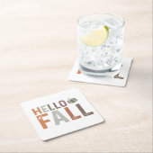 ウェルハロー秋 スクエアペーパーコースター (インサイチュ)