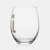 ウェルハロー秋 ステムなしワイングラス (左)