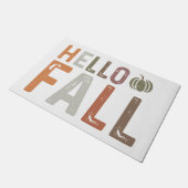 ウェルハロー秋 ドアマット (アングル)