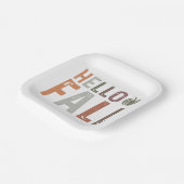 ウェルハロー秋 ペーパープレート (傾斜あり)