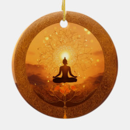 ウェルビーイング&スピリチュアル調和 セラミックオーナメント