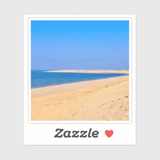 ウェルフリートビーチシールビーチ写真 シール (シート)