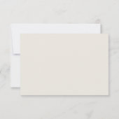 ウェルフリート岬コッド |ウェディングRSVP 出欠カード (裏面)