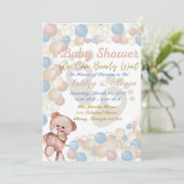 ウェルベアリーウェイトベビー招待状 招待状 (スタンド正面)