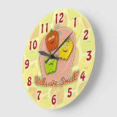 ウェルベルペッパー ラージ壁時計 (傾斜)