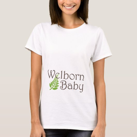 ウェルボーン妊婦のベビーTシャツ Tシャツ (正面)