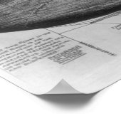 ウェルマン飛行船のダイアグラム表示 ポスター (角)