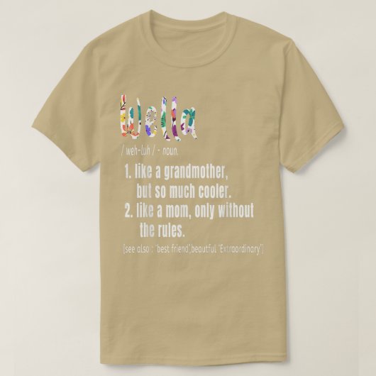 ウェルラデフィニション母の日&誕生日ギフトグラン Tシャツ (デザイン正面)