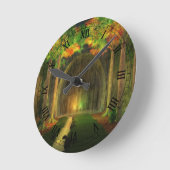 ウェルリンガル時計 ラウンド壁時計 (傾斜)