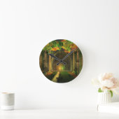 ウェルリンガル時計 ラウンド壁時計 (ホーム)