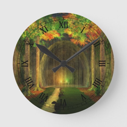 ウェルリンガル時計 ラウンド壁時計 (正面)