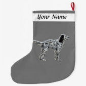 ウェルリンセッター ラージクリスマスストッキング (裏面)