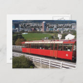 ウェルリントンケーブルカーのはがき ポストカード (正面/裏面)