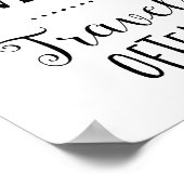 ウェル食べトラベルマシータイポグラフィプリント ポスター (角)